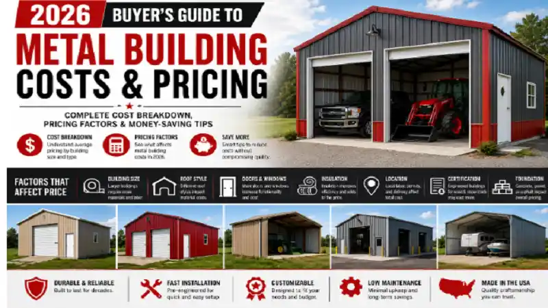 2026 Buyer's Guide to Metal Building Costs and Pricing