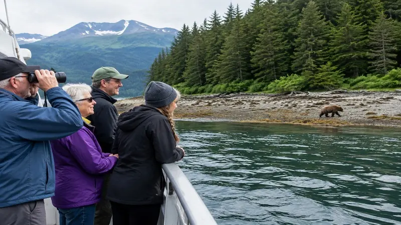 Strait Hoonah coastal brown bear tour